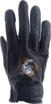 Helston's Feline perforierte Damen Handschuhe (2025035) schwarz