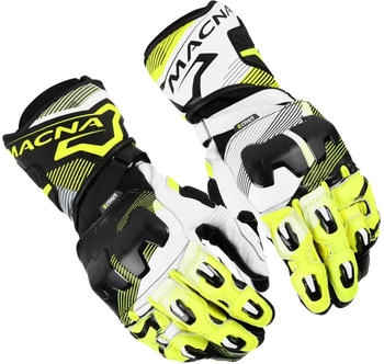 Macna Powertrack 2.0 Handschuhe (190-6341) schwarz-weiss-gelb