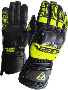 Mugen Race Le-VI Sport Handschuhe (G-MNR-2482) schwarz-gelb