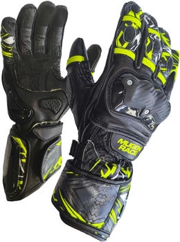 Mugen Race Moone Sport Handschuhe (G-MNR-2483) schwarz-gelb