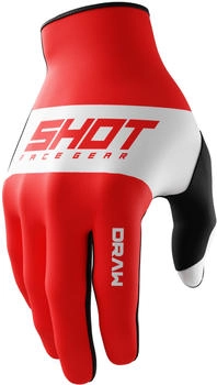 Shot Draw Sky Kinder Motocross Handschuhe rot