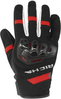 Richa Stradale Summer perforierte Handschuhe schwarz/rot