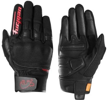 Furygan Jet D3O Evo Handschuhe schwarz/rot