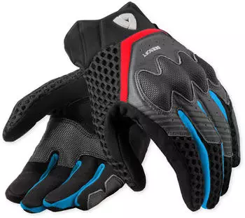 REV'IT! Veloz Handschuhe rot/blau