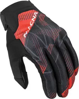 Macna Obtain Leather Handschuhe schwarz/rot/wei&szlig;