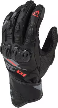 DiFi Nitro Motorrad Handschuhe schwarz/grau/rot
