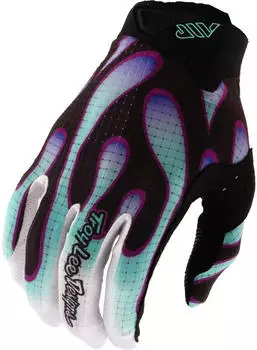 Troy Lee Designs Air Mono Youth MX | MTB Handschuhe (TLS26GAAIRMBKTU) schwarz/wei&szlig;/t&uuml;rkis