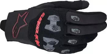 Alpinestars Pro-Dura Motocross Handschuhe (3560425-1303) schwarz/bright red