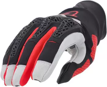 Acerbis Enduro Pro Motocross Handschuhe schwarz/rot/hellgrau