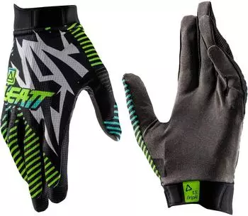 Leatt Moto Glove 1.5 Gripr (6026000343) schwarz/wei&szlig;/neon-gelb/t&uuml;rkis