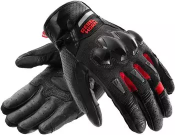 Rebelhorn Defender Motorradhandschuhe black/red