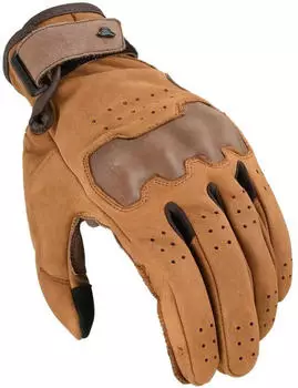 Macna Sawyer Motorrad Handschuhe braun