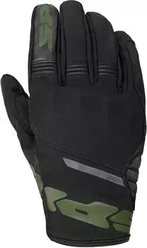 Spidi Flash H2OUT Damen Motorradhandschuhe schwarz/oliv