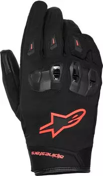 Alpinestars SP X Z Wasserdichte Motorradhandschuhe (3520126-1030) schwarz/neon-rot