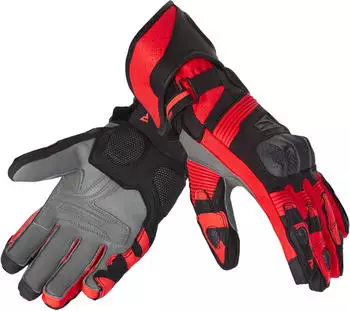 Rebelhorn Fighter Motorradhandschuhe (RH-GLV-FIGHTER) black/fluo red