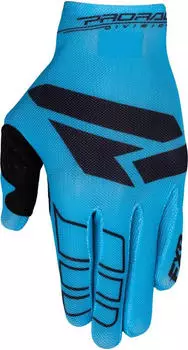 FXR Pro-Fit Air Logo Perforierte Motocross-Handschuhe (263401-5310-13) sky/schwarz