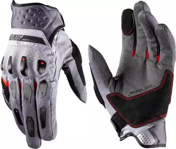 Leatt Glove ADV SubZero 5.5 Short V26 Handschuh hellgrau-rot