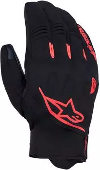 Alpinestars Faster V3 Plasma Drystar Motorrad Handschuhe (3560227-1030) schwarz/fluo rot