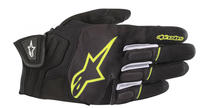 Alpinestars 3574018-155-S, Alpinestars Atom, Handschuhe - Schwarz/Neon-Gelb - S