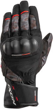 IXON Pro Russel Gloves Black/Khaki/Red