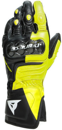 Dainese Carbon 3 Long Gloves Black/Neon Yellow/White