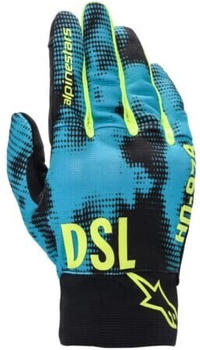 Alpinestars AS-DSL Shotaro Gloves turquoise/black/yellow