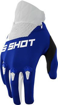 Shot Devo Handschuhe weiss/blau