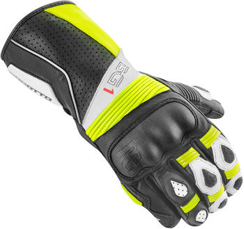 Bogotto Motowear Bogotto Bogotto Sprint perforierte Handschuhe schwarz/gelb