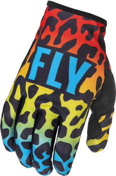 Fly Racing Fly Racing Lite Spotted Motocross Handschuhe rot/blau/gelb