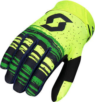 Scott 450 Noise Motocross Handschuhe grün-gelb