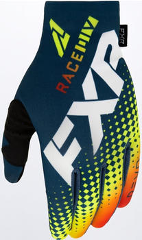 FXR Pro-Fit Air Colored Motocross Handschuhe blau/orange