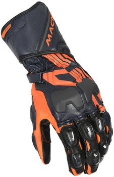 Macna Power Track Motorrad Handschuhe blau/orange