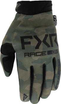 FXR Reflex 2023 Motocross Handschuhe schwarz/grün-mehrfarbig