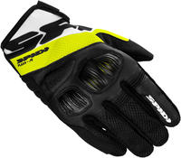 Spidi B79-394-XL, Spidi Flash-R Evo Motorrad Handschuhe Schwarz Gelb male