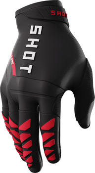Shot Shot Core Motocross Handschuhe schwarz/rot