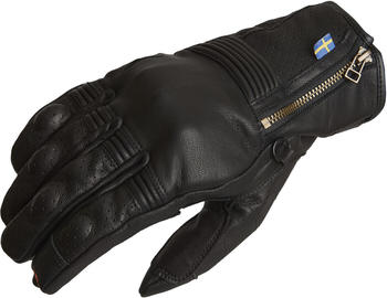 Halvarssons Hofors perforierte Handschuhe schwarz