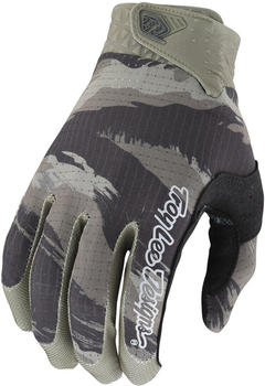 Troy Lee Designs Air Brushed Camo Motocross Handschuhe grün