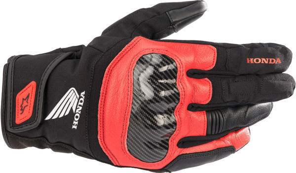 Alpinestars Honda SMX Z Drystar Handschuhe schwarz/rot