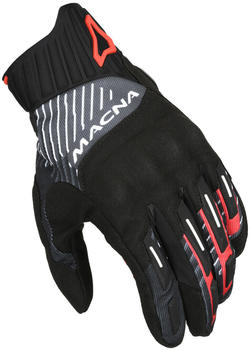 Macna Octa 2.0 Motorrad Handschuhe schwarz/rot