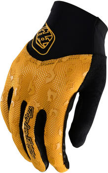 Troy Lee Designs Ace 2.0 Panther Damen Motocross Handschuhe gelb