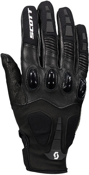 Scott Assault Pro Motorrad Handschuhe schwarz/weiss