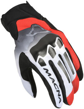 Macna Mana Motorrad Handschuhe schwarz/weiss/rot