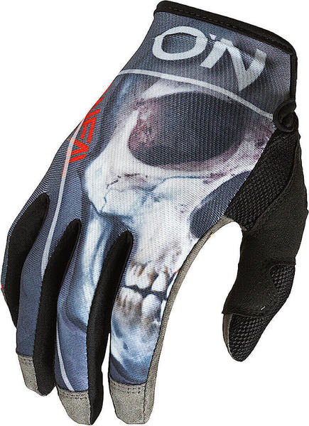 O'Neal Mayhem Bones V.22 Motocross Handschuhe schwarz/grau-rot