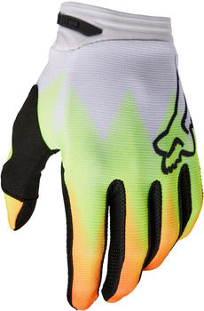Fox 180 Statk Motocross Handschuhe rot/gelb