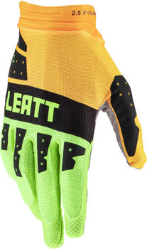 Leatt 2.5 X-Flow Contrast Motocross Handschuhe schwarz/grün-gelb