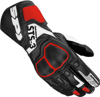Spidi STS-3 Motorrad Handschuhe schwarz/rot