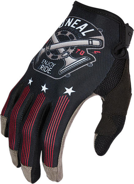 O'Neal Oneal Mayhem Nanofront Piston Motocross Handschuhe schwarz/weiss/rot