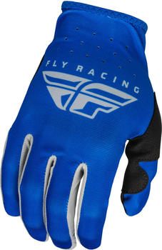 Fly Racing Lite Jugend Motocross Handschuhe grau-blau