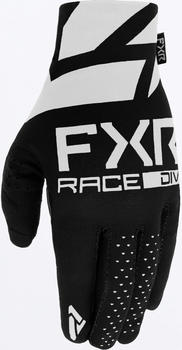 FXR Pro-Fit Lite Jugend Motocross Handschuhe schwarz/weiss