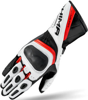 Shima Miura Perforierte Damen Handschuhe schwarz/weiss/rot
